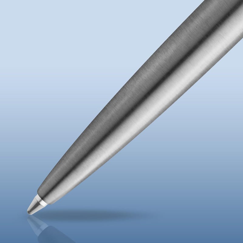 Waterman قلم حبر جاف ووترمان أليور - فولاذ مقاوم للصدأ مع حبر أزرق - علبة هدايا - Image 2